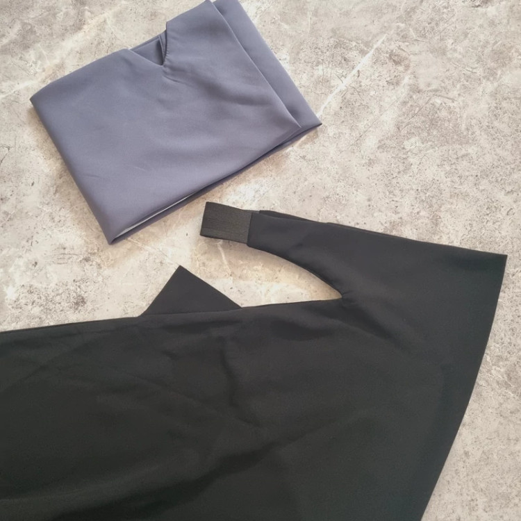مقنعه چانه دار کویتی