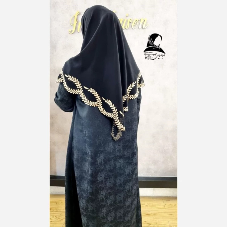 روسری مشکی مجلسی
