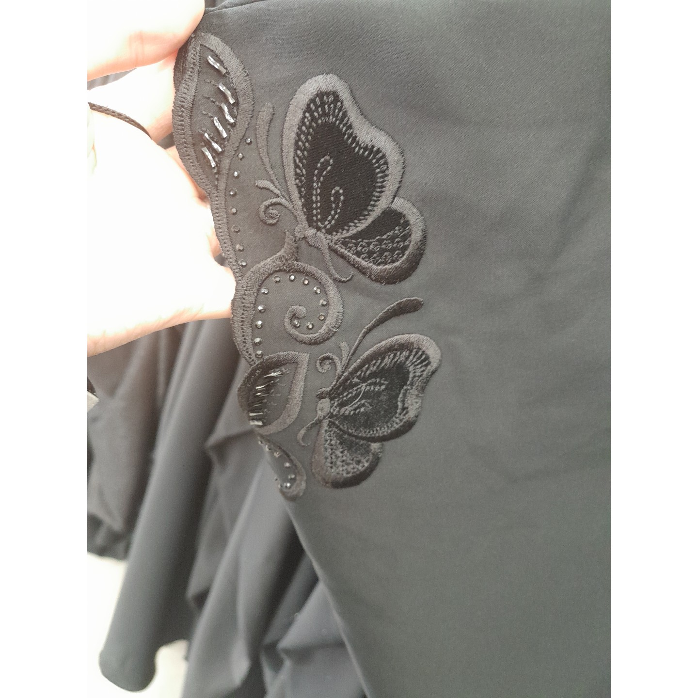 چادر مشکی جده ی مچ پروانه ای 2