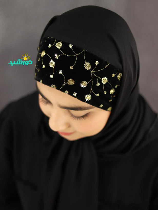 هد روسری سوزن دوزی و ساده